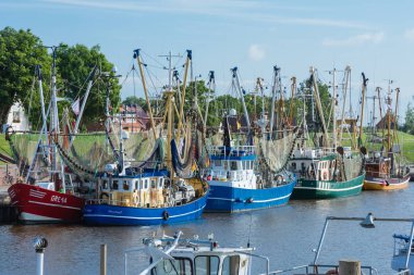 Greetsiel limanında Balıkçılık Trol, Almanya