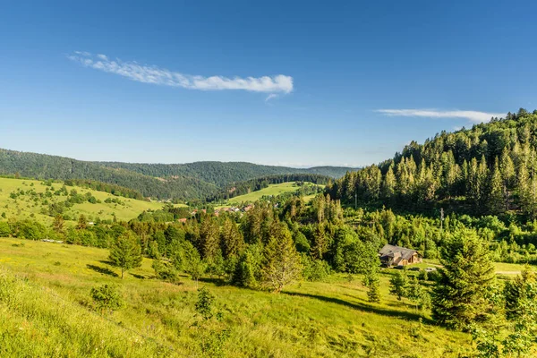 Hilly Landscape Black Forest Todtmoos Baden Wuerttemberg Germany — Stock Photo, Image