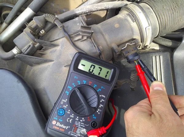 multimetre sensörlü araç motoruölçümü