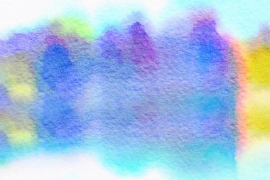 Renkli suluboya el boyaması resim illüstrasyon: soyut sanat arka plan (Yüksek çözünürlüklü 2d Cg illüstrasyon)