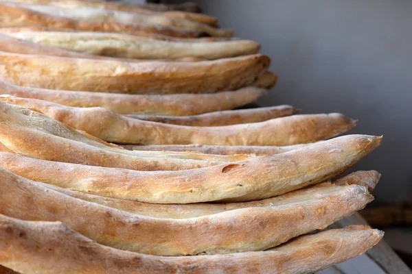 Shoti Pão Georgiano Deliciosos Doces Caseiros Tradicionais Geórgia Pão Fresco — Fotografia de Stock