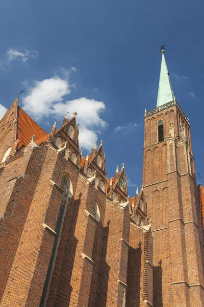 Polonia Baja Silesia Wroclaw Iglesia Colegiata Santa Cruz San Bartolomé —  Fotos de Stock
