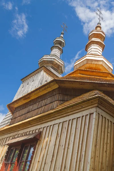 Slovakia Presovsky Kraj Ladomirova Wooden Greek Catholic Church Unesco Site — Stock Photo, Image