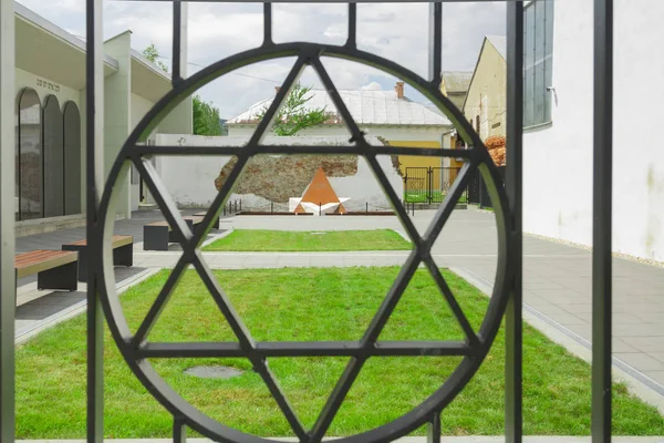 Slovakien Presovsky Kraj Slovakien Bardejov Holocaust Memorial Plats Förstörda Synagogan — Stockfoto