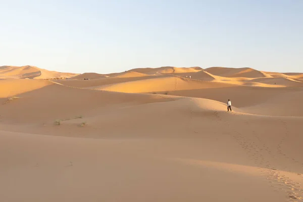 Morocco, Merzouga, Erg Chebbi Dunes — Stock Photo, Image
