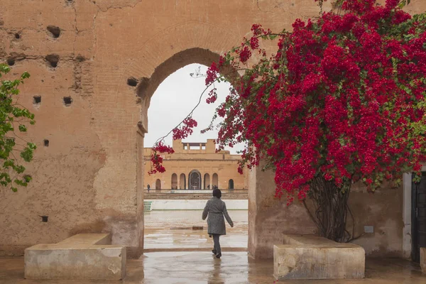 Marrocos, Marraquexe, Palácio El Badi — Fotografia de Stock
