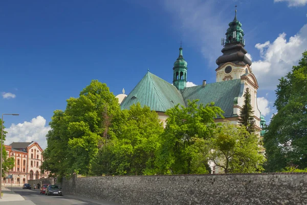 Polónia Silésia Strzelce Opolskie Gross Strehlitz Igreja Católica Romana São — Fotografia de Stock