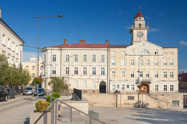 Πολωνία Malopolska Lesser Πολωνία Gorlice Δημαρχείο Sunlit Καλοκαίρι Σαφές — Φωτογραφία Αρχείου