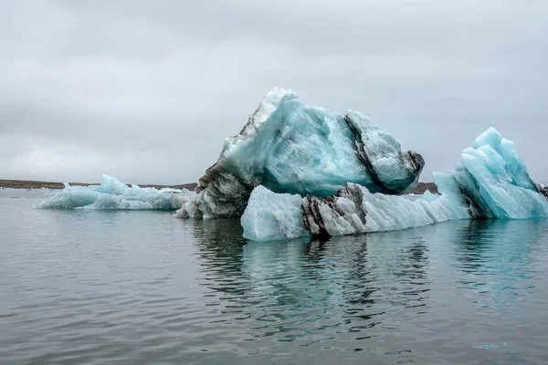 Eisberge Der Jokulsarlon Gletscherlagune Die Von Vatnajokull Stammt Dem Größten — Stockfoto