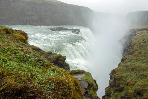 Gullfoss Vízesés Izlandon — Stock Fotó