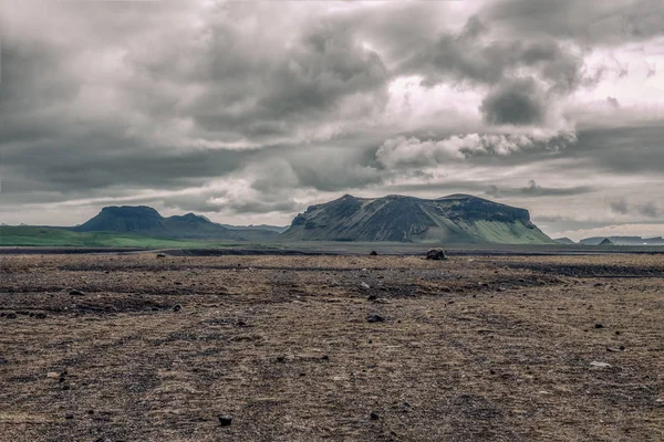 Sok Mountins Völgyek Izland — Stock Fotó