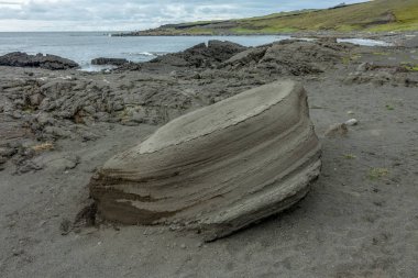 Heimaey en büyük Westmann Adaları, Westmann adalar biraz Icelands güney batısında yolgösterendir