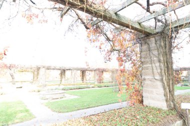 Vreta manastır kalıntıları, kalan tek şey yapısıdır bahçesidir