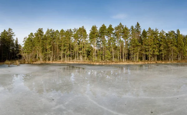 Landskapet Den Kalla Årstiden — Stockfoto