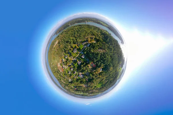 Letecké Panorama Asker Island — Stock fotografie