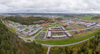 İsveç 'in Kungsbacka kentinde bir banliyö.