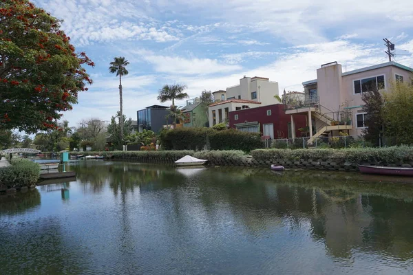 Santa Monica'daki küçük Venedik kanalları