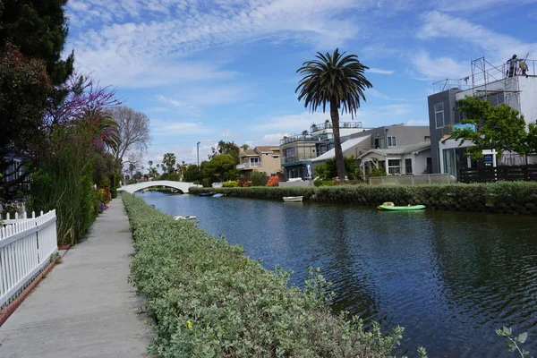 Santa Monica'daki küçük Venedik kanalları
