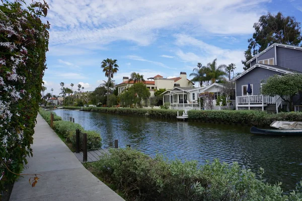 Santa Monica'daki küçük Venedik kanalları