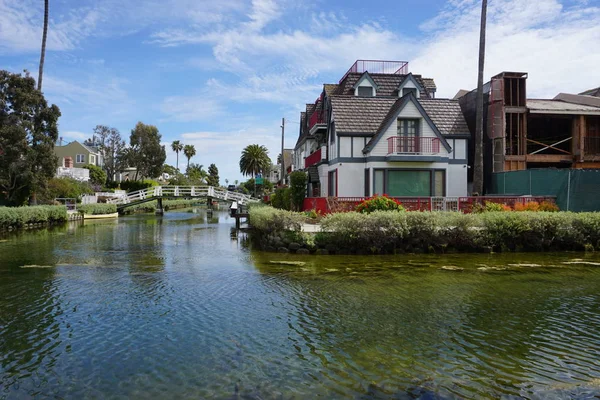 Santa Monica'daki küçük Venedik kanalları