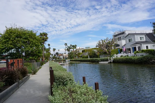 Santa Monica'daki küçük Venedik kanalları