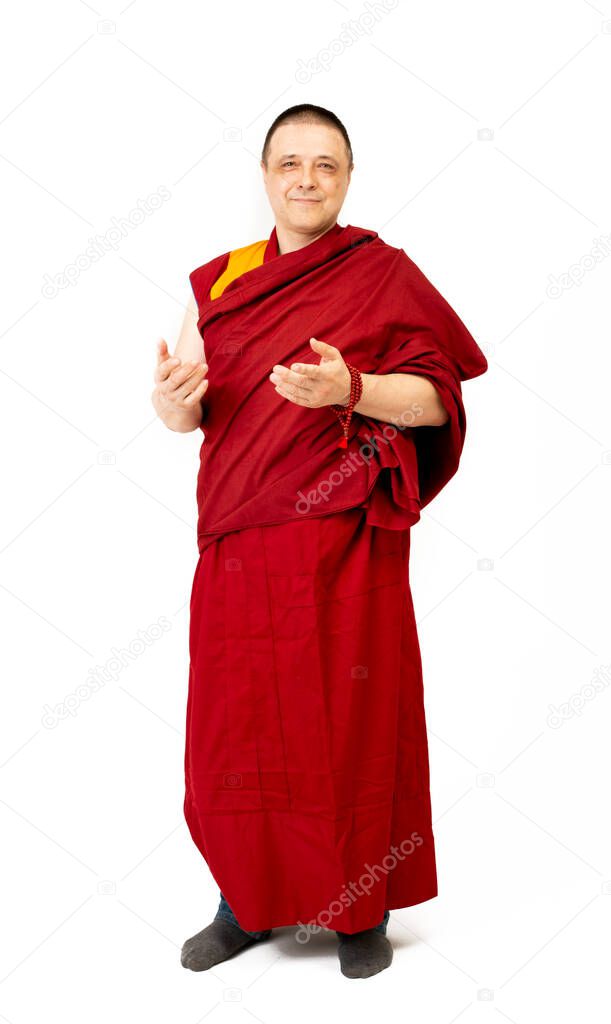 Costume Abito Monaco Tibetano Tibet Dress Italia