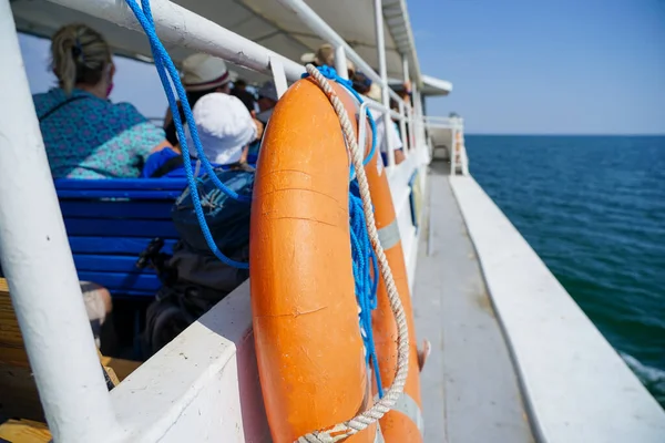 the lifebuoy weighs on board the ship