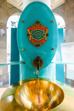 Köln, Almanya - 23 Eylül 2016:4711 marka mağaza, eski ünlü Köln parfüm alışveriş Eau de Köln Murer ve Wirtz tarafından