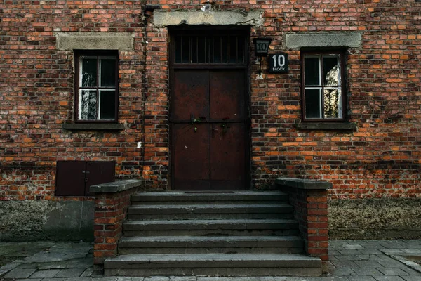 Auschwitz Polonya Eylül 2017 Holocaust Memorial Museum Auschwitz Imha Kampı — Stok fotoğraf