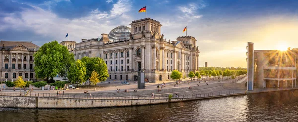 Panoráma Kormányzati Negyed Berlin — Stock Fotó