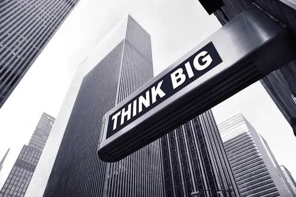 Hintergrund Für Ein Think Big Konzept — Stockfoto