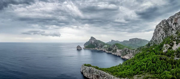 Panoramiczny Widok Wybrzeże Majorki — Zdjęcie stockowe