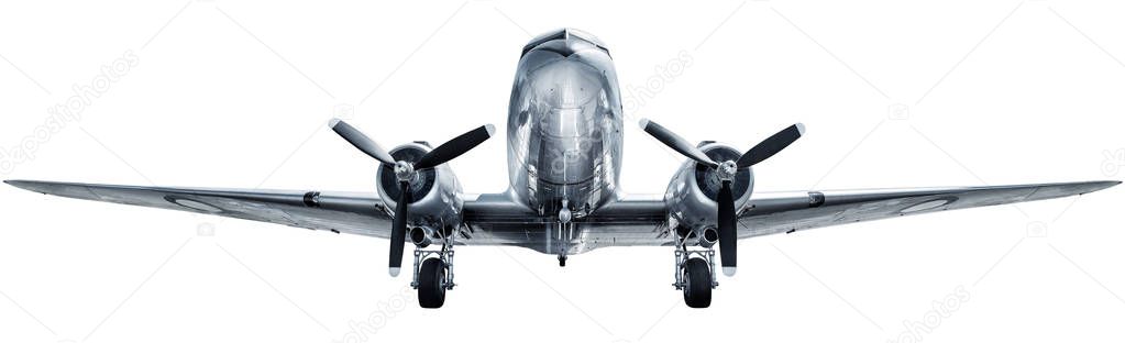 historical aircraft against a white background