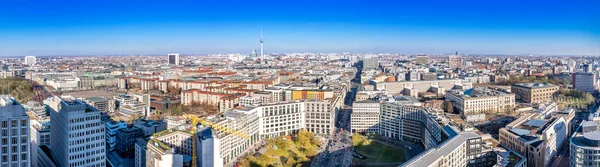 Panoramiczny Widok Centrum Miasta Berlin — Zdjęcie stockowe