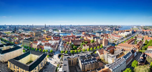 Vista Panorámica Centro Ciudad Copenhagen Denmark — Foto de Stock