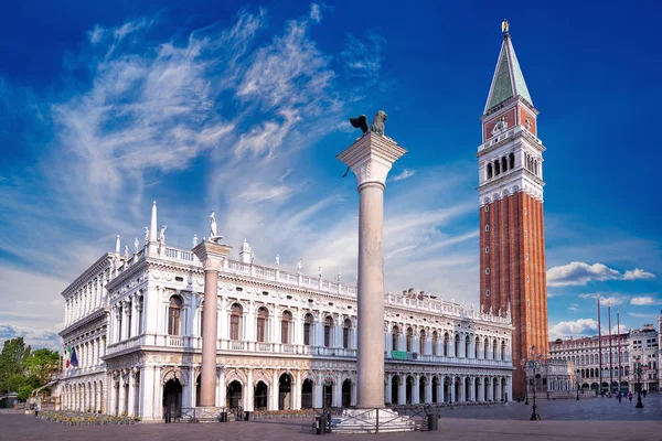 Panoramic View San Marco Square Venice — Stock Photo, Image