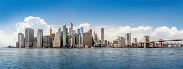 Panoramisch Uitzicht Skyline Van New York — Stockfoto