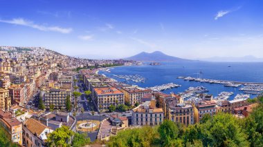 Napoli 'nin güzel sahil şeridi, İtalya
