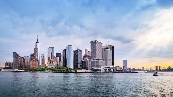 Panoramiczne Widoki Manhattan Nowy Jork — Zdjęcie stockowe