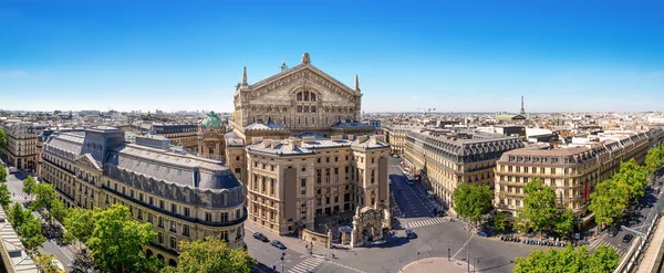 Panoramisch Uitzicht Het Centrum Van Parijs — Stockfoto