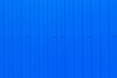 Mavi metal oluklu levha