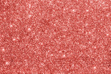 Doku veya arka plan için pembe mercan parıldayan glitter
