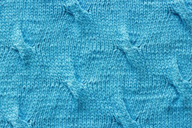 Mavi iplikle bağlanmış doku dokusu.