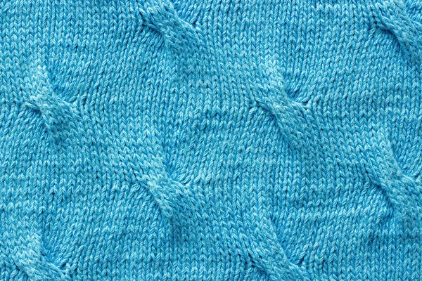 Texture fabric tied with blue yarn. — Stock Photo, Image