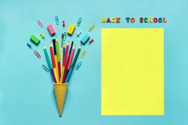 Waffle dondurma koni Kırtasiye Kalemler boya fırçası ataş