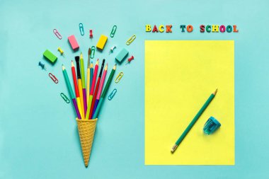 Waffle dondurma koni Kırtasiye Kalemler boya fırçası ataş