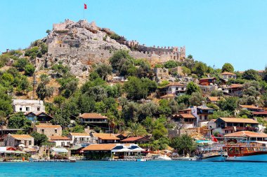 Simena Kalesi Kekova Adası Türkiye'de