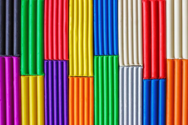Fundo de plasticina multi-colorido — Fotografia de Stock