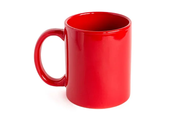 Caneca de chá vermelho, isolado — Fotografia de Stock