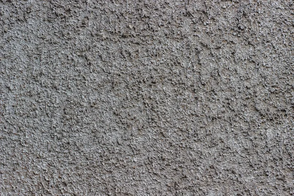 Фрагмент Серой Бетонной Стены Небольшими Камнями Качестве Текстуры Фона — стоковое фото